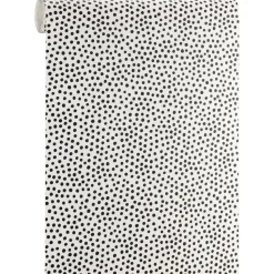 Behang Polka Zwart Wit