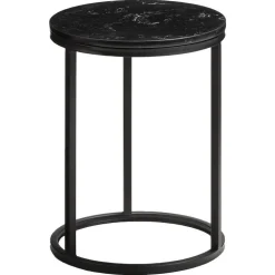 Bijzettafel Marzio Zwart ø 34 Cm