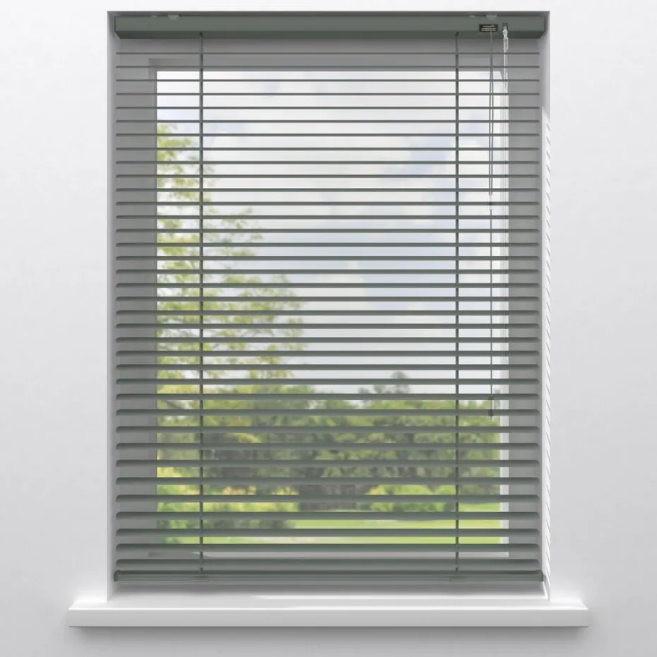 Fenstr Aluminium Jaloezie Alix Zeegroen 25mm