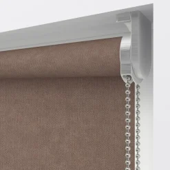 Fenstr Rolgordijn Gus Velours Taupe Deels Verduisterend