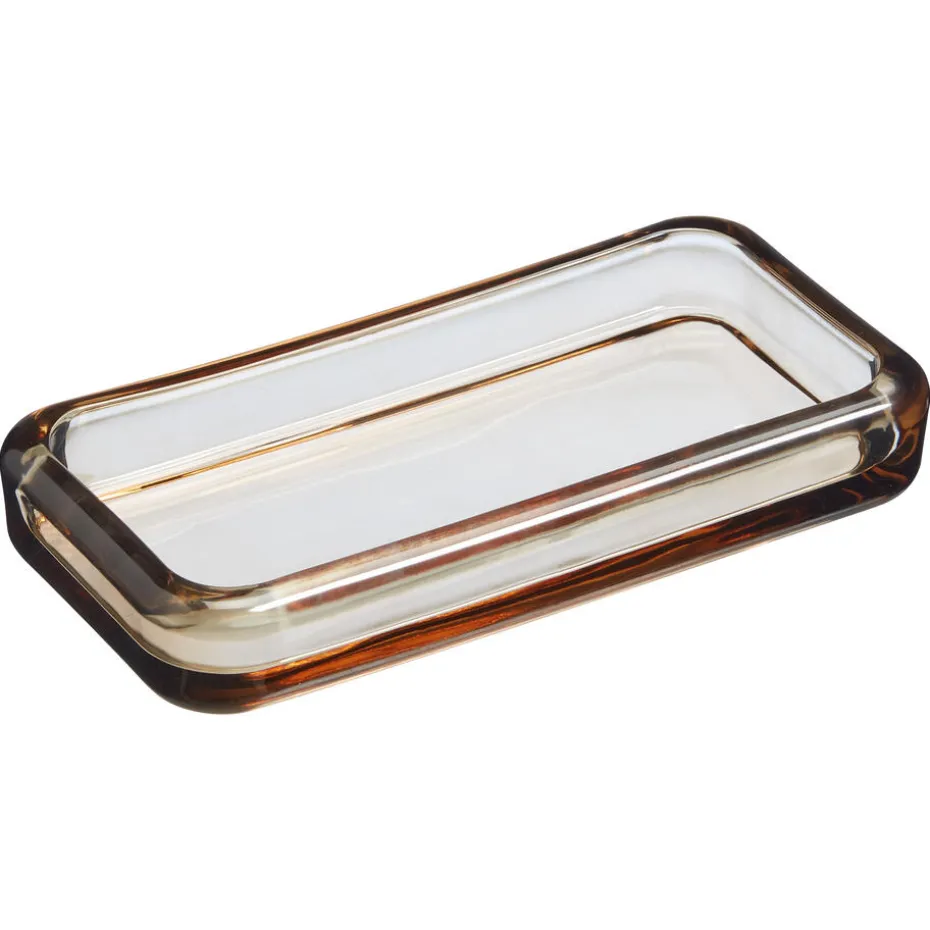 Glazen Plateau Liss Bruin