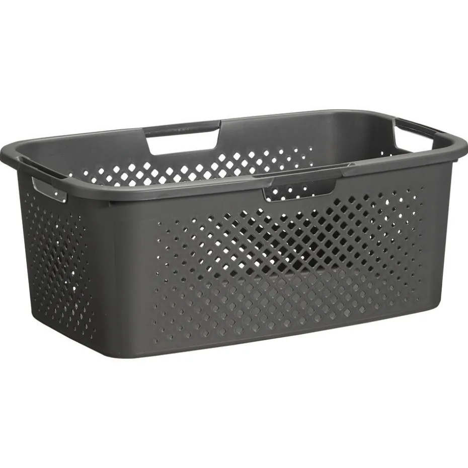 Heupwasmand Rattan Ruit Antraciet