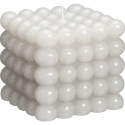 Kaars Cube Grijs