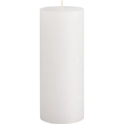 Kaars Rustiek Wit 7x17 Cm
