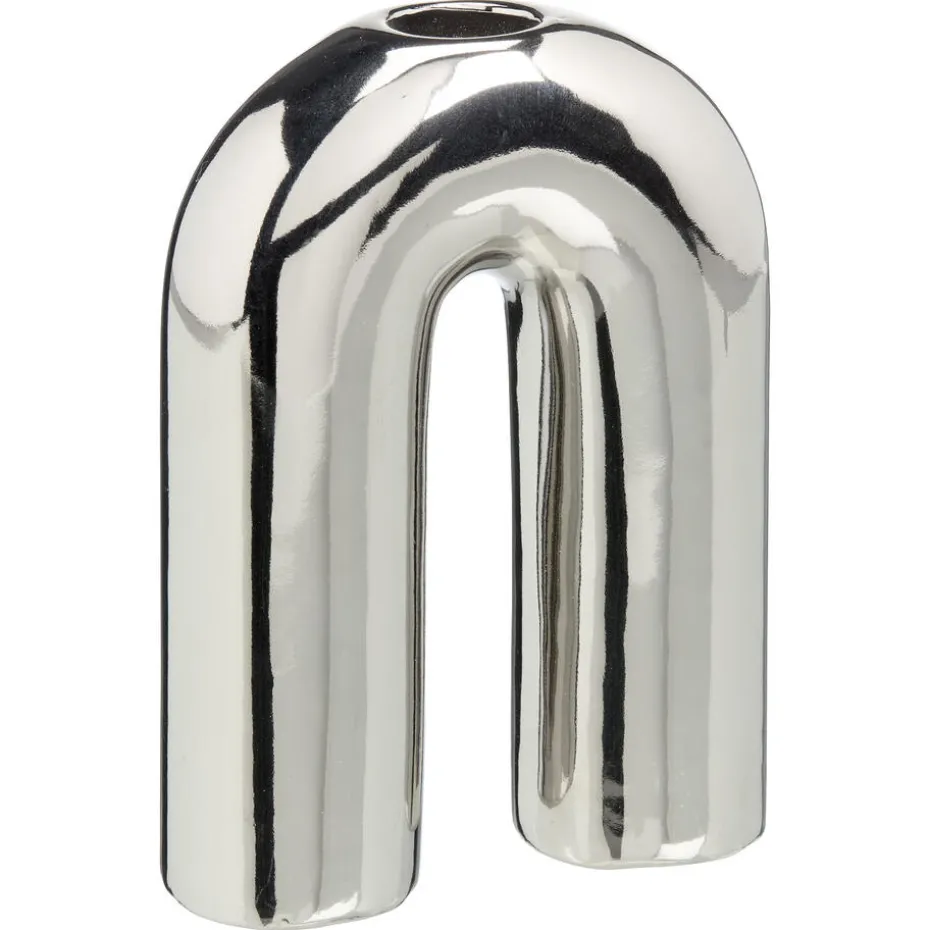 Kandelaar Bergen Zilver 13 Cm