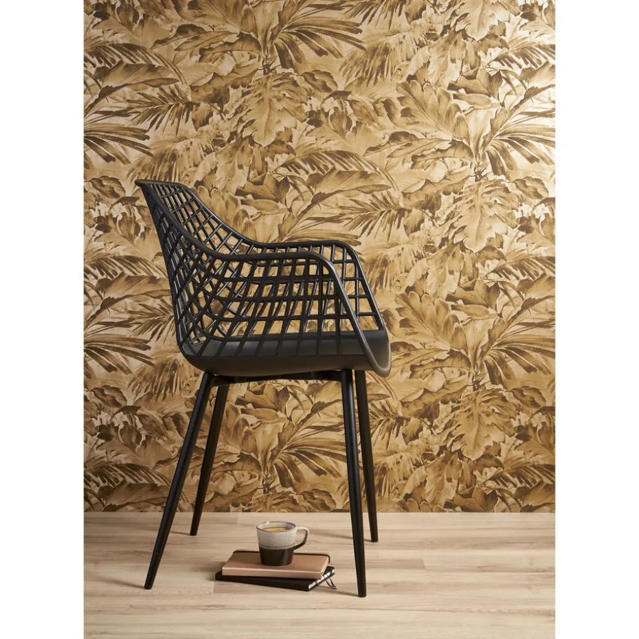 Kuipstoel Webbing Zwart