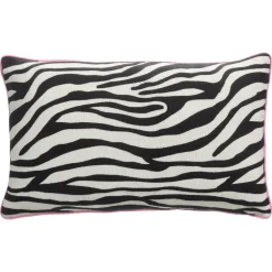 Kussen Jacquard Zebra 30x50 Cm