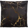 Kussen Marmer Zwart 45x45 Cm