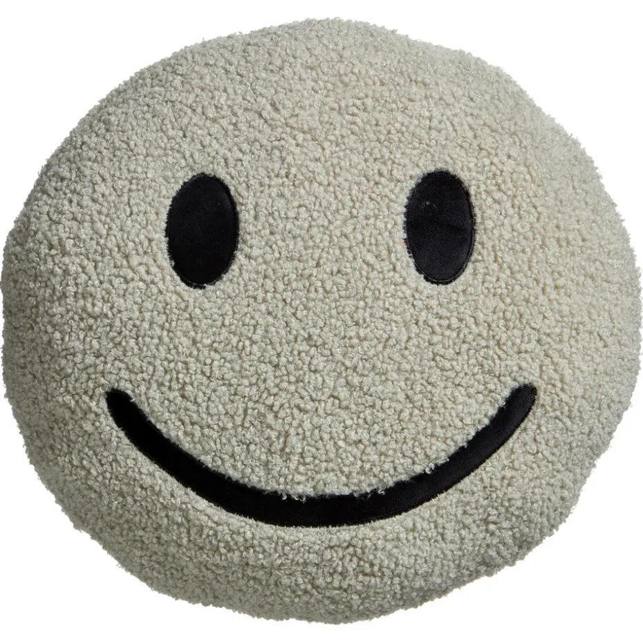 Kussen Smiley Greige Ø35 Cm ø 35 Cm