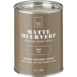 Muurverf Mat Khaki 1 L