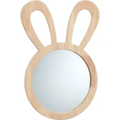 Spiegel Konijn Hout