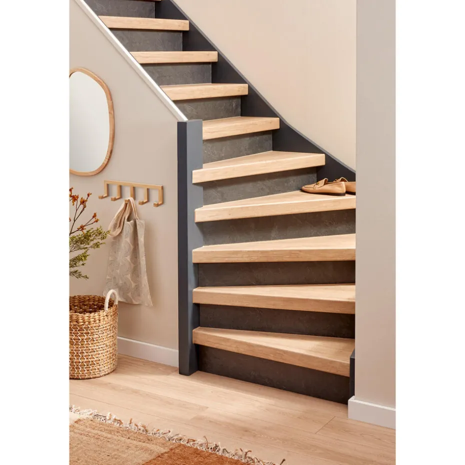 Stootbord Concrete Antraciet 2st - 90cm