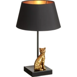 Tafellamp Leopard Zwart