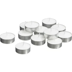 Theelichten 100 Stuks Wit