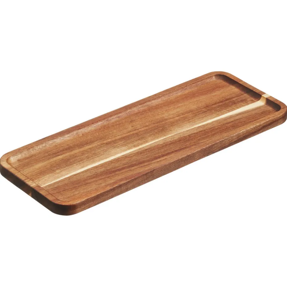Tray Rechthoek Wood Naturel 36x14 Cm
