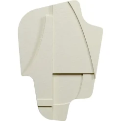 Wanddecoratie Napels Zand 40 Cm