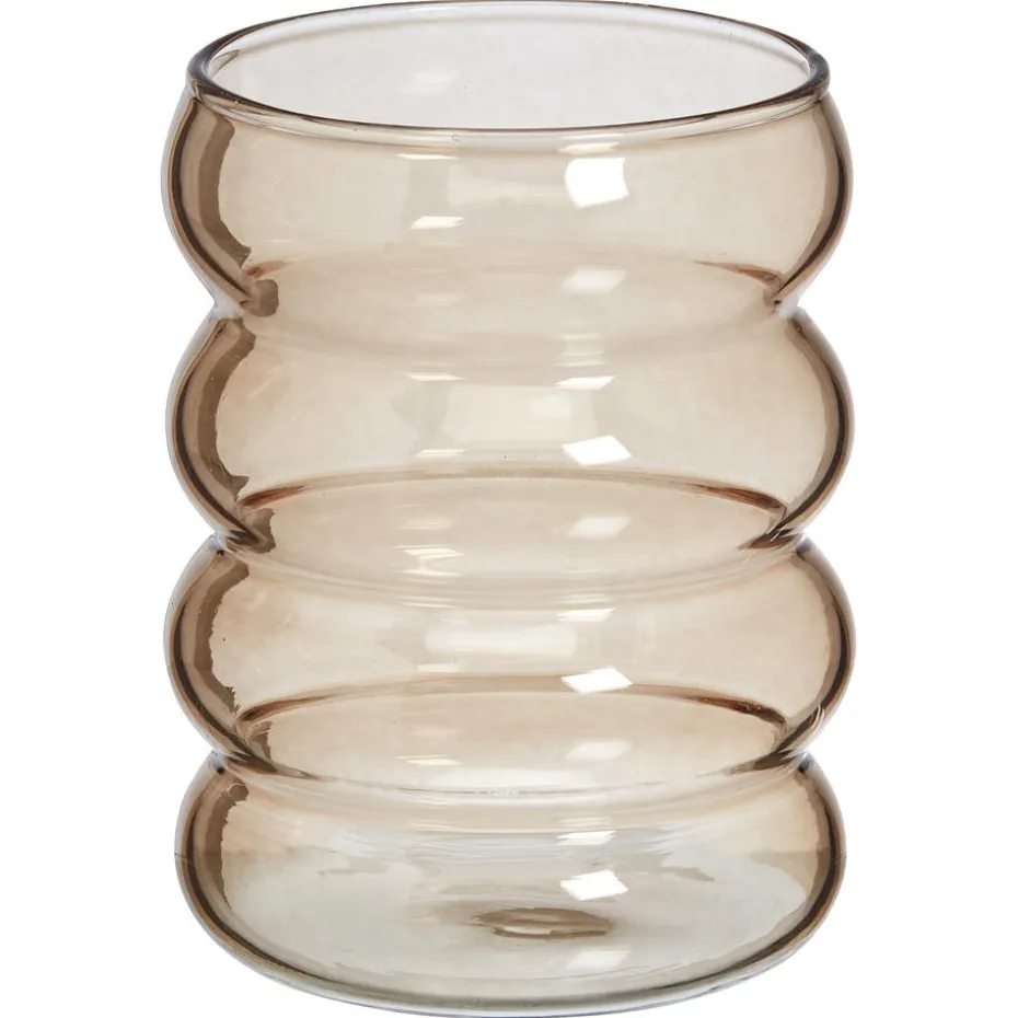 Waterglas Wavy Bruin - 350 Ml