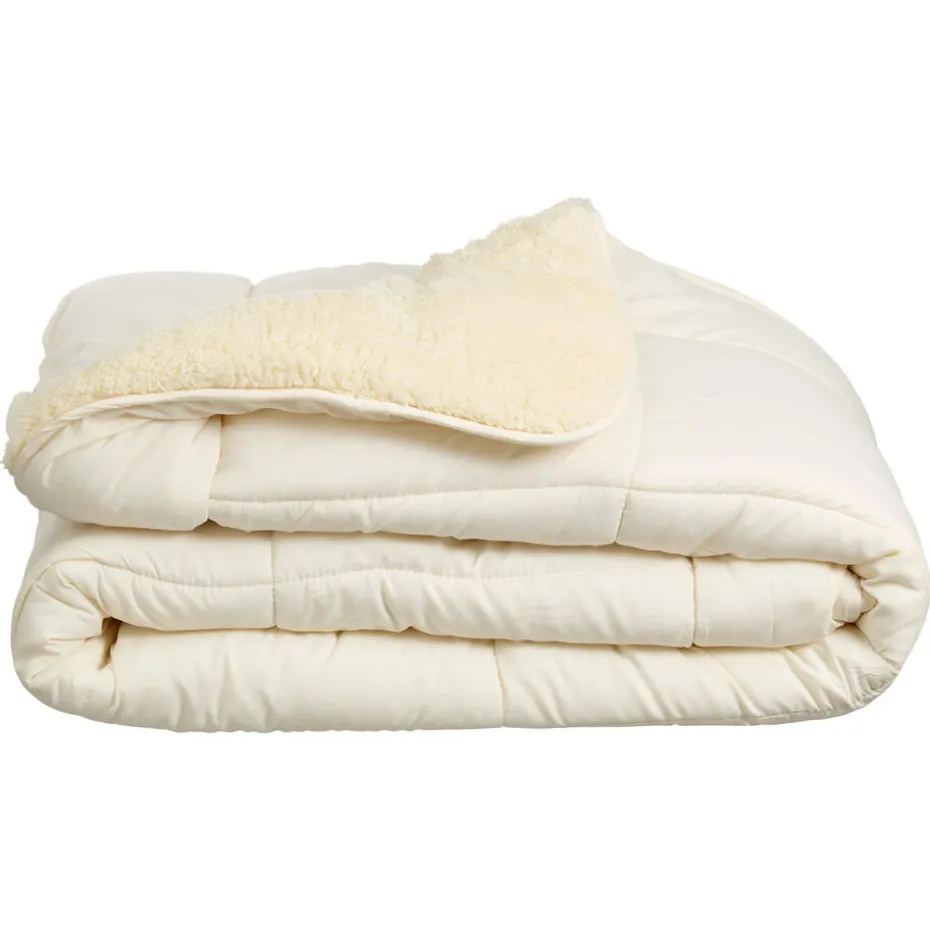 Winterdekbed Teddy Off White 200x140 Cm