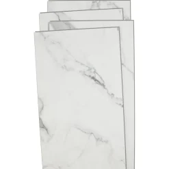 Klik PVC Marble Wit Tegel XL Plank